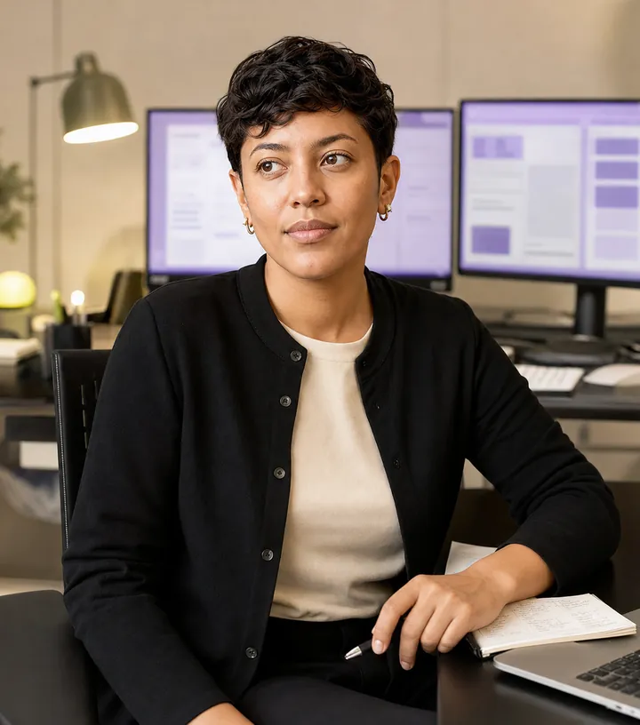 Named human manager responsible for reviewing AI employee decisions
